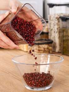 Hộp đựng thực phẩm kín hơi hàng ngày, hũ đựng thực phẩm có nắp đậy kín, hộp nhựa trong suốt kín hơi dùng để đựng thảo mộc, gia vị, đồ dùng nhà bếp, đồ dùng nhỏ hàng ngày, chống ẩm, chống va đập. - Nhiều màu - Xem 4