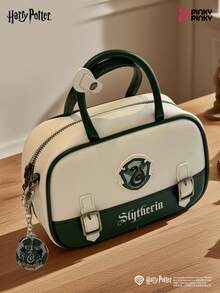 Harry Potter 女孩动漫斜挎包 – 霍格沃茨学院风单肩手提包，适合通勤、外出、派对、圣诞节、万圣节、生日等场合，是送给女性和白领的理想礼物。 - 彩色 - 查看 6