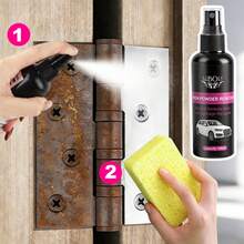 Universal Car Metal Rust Remover And Protective Spray, Iron Conversion Agent Spray, Metal Rust Remover, Suitable For Car Parts, Tires, Rims, Doors, Etc., Effectively Removes Rust And Repairs