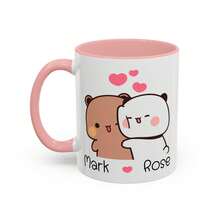 Personalized Dudu Bubu Coffee Mug Cute Bears Coffee Cup Birthday Christmas Gift Funny Coffee Mug Gift For Her Him Valentine Gift-Custon Name