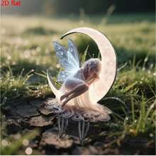 2D亚克力花园装饰 | 由春月仙子设计，适用于情人节、斋月、复活节装饰，室内外均可使用，无需电池 - 彩色 - 查看 4