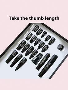 Y2K方形美甲，手工制作，透明甲片，金色水钻，闪亮全覆盖3D设计 - 全覆盖DIY闪光人造指甲，适用于派对、户外、海滩、日常、节日、聚会、工作和特殊场合 - 10片/包 - 金色 - 查看 10