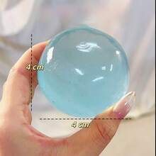 1/2 Pcs Cute Stress-Relief Moldable Slow Rebound Blue Coconut Oil Squeezing Ball, 6cm Round Malt Texture Stress Relief Toy, Anxiety-Relieving For Office Relaxation/Home Entertainment, Cost-Effective Fun Toy Perfect Mother's Day/Graduation Season Gift,Valentine's Day,Wedding,Toys,Bag Charm,Squishy,Birthday,Room Decor - 捏捏樂 - 查看 12