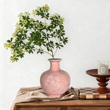 Blue Ceramic Vase, Oriental Fashion, Classical, Ceramic, Minimalist Elegant, Artistic, High-End Luxurious, Gift, Creative Gift, Home Decor, Flower Arrangement, Mysterious Style, Christmas Gift, Birthday Gift, Hotel Vase, Home Vase, Vase, Art, Collectible - Multicolor - View 4