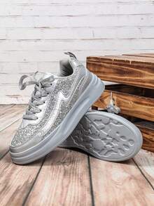 Classic White Breathable Business/Casual Commute Walking Sneakers, Versatile