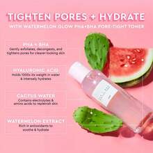 PHA + BHA Face Toner - Korean Skin Care Pore Minimizer & Gentle Facial Exfoliator For Tightening, Hydrating 150ml - 150ml - Xem 3