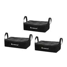 Camping Canvas Storage Bags Adventure Portable Caravan Organiser Clear Top 400GSM, Hanging Picnic Bag, Outdoor Camping Tableware Organize Bag - Black - View 1