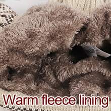 1set Women's Knitted Brimless Winter Ski Hat With Earmuffs And Fluffy Ball Gloves - Multicolor - View 8