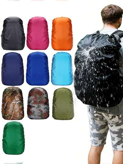 35L Waterproof Rain Cover, Suitable For Hiking Backpacks, Camping Bags, Travel Bags, Waterproof, Rainproof, Dustproof, Suitable For Back To School, Summer Cooling, Beach Vacation And Other Occasions