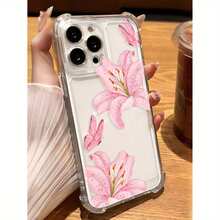 Floral Lily Anti-Drop Space Phone 17 /17 Pro Max 16 Pro/16 Plus/16/16 Pro/15 Pro/15 Pro/15 Plus/15/14/14 Plus/14 Pro/14 Pro/13/13 Pro/13 Pro/12/12 Pro/12 Pro/11/11 Pro/11 Pro Soft Silicone Vibe, Hardcore Drop Defense. - 1 cái - Xem 1