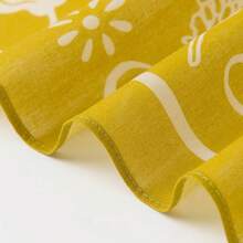 22\X22\ Flower Cotton Bandana Multi-Purpose Headbands - YellowLeaf - View 6