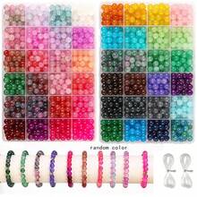Bộ 50/360/720 hạt cườm thủy tinh pha lê 8mm, dùng để tự làm vòng tay, vòng cổ, bông tai, trang sức, đồ thủ công (Màu ngẫu nhiên) (Số lượng cụ thể của sản phẩm tùy thuộc vào mô tả trong tiêu đề sản phẩm hoặc số lượng hiển thị trong hình ảnh sản phẩm) - Nhiều màu - Xem 9