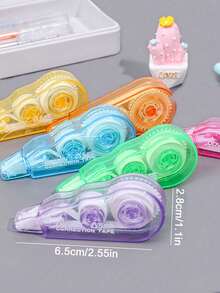 3 rolki korektora w taśmie, wygodne i szybkie, natychmiastowe korygowanie błędów, odpowiednie dla uczniów, pracowników biurowych, artykułów szkolnych, niezbędnych na powrót do szkoły