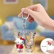 26pcs Fashionable Cartoon Cat Acrylic English Alphabet Pendant, Suitable For Bag Charm, Keychain, Holiday Gifts, Birthday Gifts, Reward Points Redemption Gifts, Business Gifts, Promotional Gifts, Conference Gifts, Welfare Gifts, Festival Gifts, Awards Commemoration, Public Relations Gifts, Etc. - Multicolor - View 30