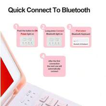 1 件装磁吸式皮革保护套，带手写笔插槽和无线键盘，兼容 iPad 10.9/Pro 11/Air 4 10.9/Air 5 10.9/Pro 10.5/Air 10.5/iPad 10.2/Air/Air 2/Pro 9.7（2017/2018）/iPad Mini 6/5/4/3/2/1，可折叠成支架