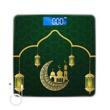 带高清液晶显示屏的浴室秤，高精度体脂秤，电子秤 - 耐用、精准、USB供电，是送礼的最佳选择 - 彩色 - 查看 10