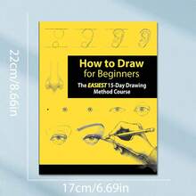 1pc, 20-Page Beginner Drawing Pad, The Simplest 15-Day Drawing Crash Course (No Pen) - Single Piece - View 5