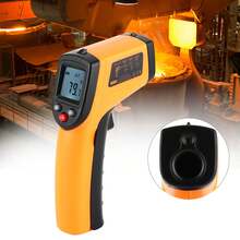 GM320 -50-400℃ Industrial Infrared Thermometer Handheld Non Contact Temperature Tester Meter - Naranja - Ver 7
