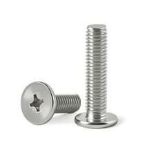 M3 X 12mm 50 Pack Flat Round Head Screws 304 Stainless Steel  Drive Machine Screws Hardware Fastener For Furniture Connection - M3 X 12 - View 1