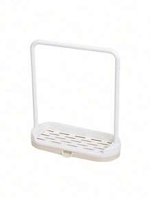 1个厨房水槽托盘收纳架，适用于海绵、抹布、碎布、刷子、百洁布等物品的收纳整理，厨房收纳整理，置物架和支架 - 彩色 - 查看 13