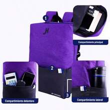 Men Functional Backpacks - Morado - View 6