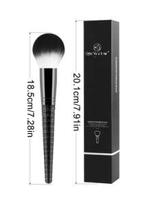 1pc Soft & Fluffy Powder Blush Makeup Brush, Beauty Tool - Black - View 11