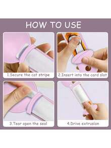 随机颜色宠物猫喂食托盘 - 肉酱勺 - 终极挤压式营养棒液体零食喂食托盘 - 特殊勺式喂食器，猫喂食器，宠物，猫咪宠物，满足感，猫咪用品，猫