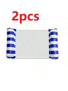 1pc Foldable Floating Water Hammock, Inflatable Pool Float Lounger, Swimming Pool Accessories, Beach Essential - Multicolor - View 19