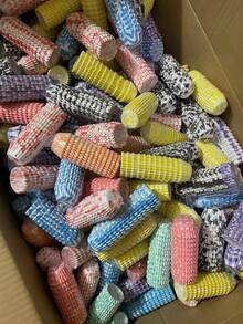 100个/200个/300个/500个/600个/1000个随机装迷你纸杯蛋糕衬垫，0.98英寸不粘烘焙杯，展开尺寸6厘米，适用于家庭和专业烘焙店、派对甜点、节日纸杯蛋糕架、装饰烘焙工具 - 彩色 - 查看 6