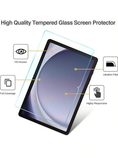Screen Protector For Galaxy Tab A9 Plus 2 Packs Screen Protector For Galaxy Tab A9 Plus 11 Inch 2023, HD Tempered Glass 9H Film Guard For 11" Tab A9+ 5G Tablet (S-M-X210/X216/X218) Screen Protection Essentials, Applicable To Daily Shield, Office, Home Daily Shield Office Home Pad Screen Protector Pad Accessories Waterproof Shockproof Anti-Fall Scratch Resistant
