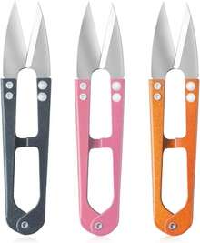 DEEINN 41inch Sewing Scissors(Pack Of 3) Yarn Thread Cutter Small Snips Trimming Nipper - Great For Stitch, Mini DIY Supplies, Yarn Scissors - trắng - Xem 1