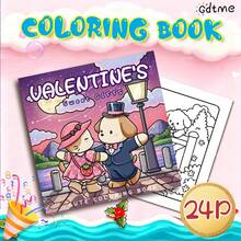 GDTME This Brand New Luxury Adult Coloring Book Aims To Help People Relax And Find Inner Peace. The 2025 Edition Uses Thick Paper With A Pearlescent Effect, Making It A Perfect Choice For Room Decor. It Also Makes An Excellent Gift For Your Loved Ones, Friends, Colleagues And Family, Especially Suitable For Occasions Like Valentine's Day, New Year, Birthdays And Ramadan. - Multicolor - View 8