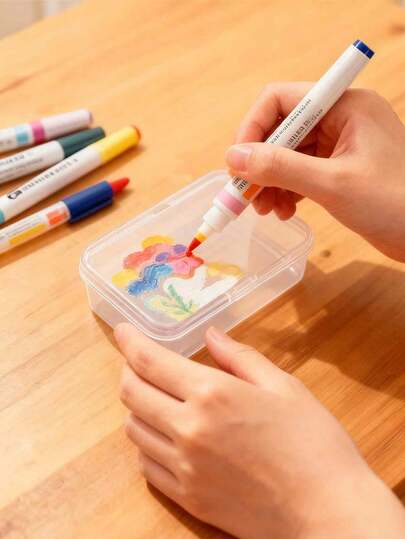 4 Sizes Transparent Plastic Storage Box With Lid - Snap/Hinged Closure, Suitable For Storing Playing Cards, Trading Cards, Office Supplies, Crafts, Jewelry, Miniatures | Stackable Clear Storage Containers For Home And Business Organization