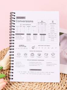 1pc Blank Recipe Notebook, Personal Cookbook Journal, Scrapbook Craft Supplies - Multicolor - View 7