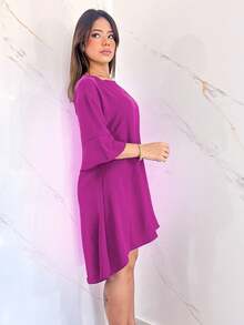 Mullet Dress - Violet Purple - View 4