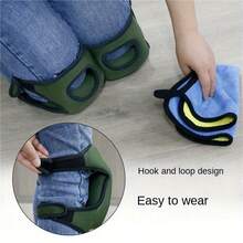 Wear-Resistant And Scratch-Resistant Knee Pads, Kneeling Pads, Garden Pruning Knee Pads, Cushioned Support And Scratch-Resistant Knee Pads, Ergonomic Fit, Easy-To-Clean Surface To Protect Knees, Durable Kneeling Protection, Buckle Closure And Textured Surface To Ensure Stability - Comfortable For Long-Term Use, Plant Garden Home Supplies, New Sturdy And Durable Construction - Multicolor - View 2