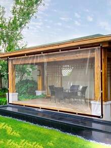 Transparent Waterproof Tarpaulin - Heavy-Duty Clear Pe Tarp With Grommets & Reinforced Edges; Uv-, Tear-, Snow- & Dust-Resistant Clear Tarp Cover For Garden, Greenhouse, Patio, Porch Roof, Pool Fence, Rv Expansion, Camping, Construction & Firewood Storage; Multipurpose Rainproof/Cover Sheet, Eyelet-Ready For Rope/Bungee Fixing - Ideal For Homeowners, Gardeners, Campers & Contractors - Multicolor - View 8