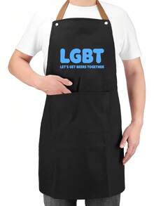 LGBT Let'S Get Beers Tonight Kitchen Apron - 1 - Xem 8