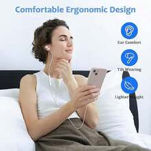 Type-C Wired Earphones, In-Ear Design | Noise Cancelling + HiFi Stereo, Ultra-Low Latency, Compatible With IPhone 15 Pro Max / Compatible With Samsung And Other Type-C/USB-C Devices, Perfect For Gaming And Multimedia, Type-C Wired Earphones Compatible With IPhone 16/15/17 Air, In-Ear Design Compatible With IPad, Flat Head Design Compatible With Samsung, Equipped With Universal Control Buttons, Excellent Call Quality.