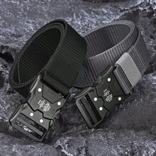 Thắt lưng chiến thuật tháo nhanh dành cho nam, thắt lưng đa năng bằng vải nylon, thắt lưng quần co giãn dùng cho huấn luyện quân sự ngoài trời. - Nhiều màu - Xem 1
