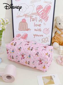 Disney Large Capacity Quilted Hair Dryer Storage Bag Multi-Pocket Design Inside Hair Dryer Holder Hair Tool Bag Multi-Functional Mickey & Minnie Pattern Storage Bag Official License Princess Storage Bag - Multicolor - View 13