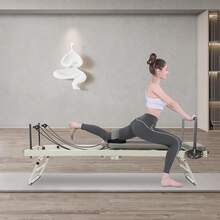 ZhdnBhnos Foldable Pilates Reformer Machine, Adjustable Design Pilates Reformer Machine, Modern Floor-Mounted Pilates Exercise Equipment For Homes, Offices, Gyms, Max Lbs Load Capacity - Variant,1 - View 4