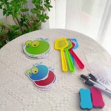 Double-Sided Reusable Writing Cards, School Supplies, Classroom Teaching Tools, Alphabet, Word Building, Student Of The Week, Dyslexia - Multicolor - View 2