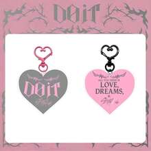 Straykid/Kpop/STAY/Skz/Doit Keychain, Pink Letter Keychain, Heart Keychain, Double-Sided Acrylic Keychain, Bag Charm, Denim Keychain, Water Bottle Charm, Party Favors, Christmas Gift, Birthday Gift - Multicolor - View 6