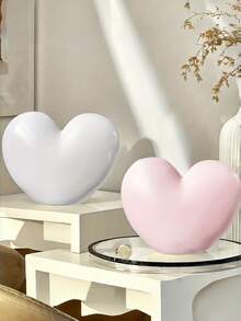 Decorative Resin Vase - White, Suitable For Home Decor, Bedroom, Office & Dorm, Storage, Wedding Decor, House Decoration, Jewelry Storage, Party Decor, Great Gift