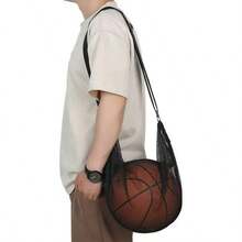 Bolsa deportiva multifuncional, de hombro/cruzada/mochila, de gran capacidad, adecuada para baloncesto, voleibol, fútbol, unisex - Multicolor - Ver 3