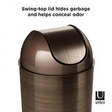 Mezzo Cesto de basura (9L),38912445 - Bronce - Ver 6