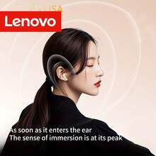 Lenovo 联想EA230迷你无线学生耳机，蓝牙5.4，触控操作，低延迟游戏耳机，远距离高清通话降噪麦克风，入耳式耳机 - 彩色 - 查看 5