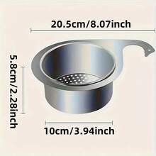 1/2/3 件装 坚固的天鹅形沥水篮 - 台下沥水篮 - 坚固的不锈钢篮，无需钉子即可立即在厨房台面上创造自由空间，易于清洁，是水槽旁的收纳辅助工具。 - 彩色 - 查看 5