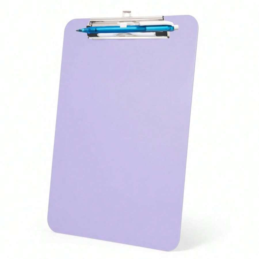 1 PCS Purple Clipboard With Pen Holder, Standard A4 Letter Size,Nursing Clip Boards 8.5x11 Heavy Duty, Low Profile Clipboards For Women Teacher, Schoolsss Office Home Work - purple - 查看 1